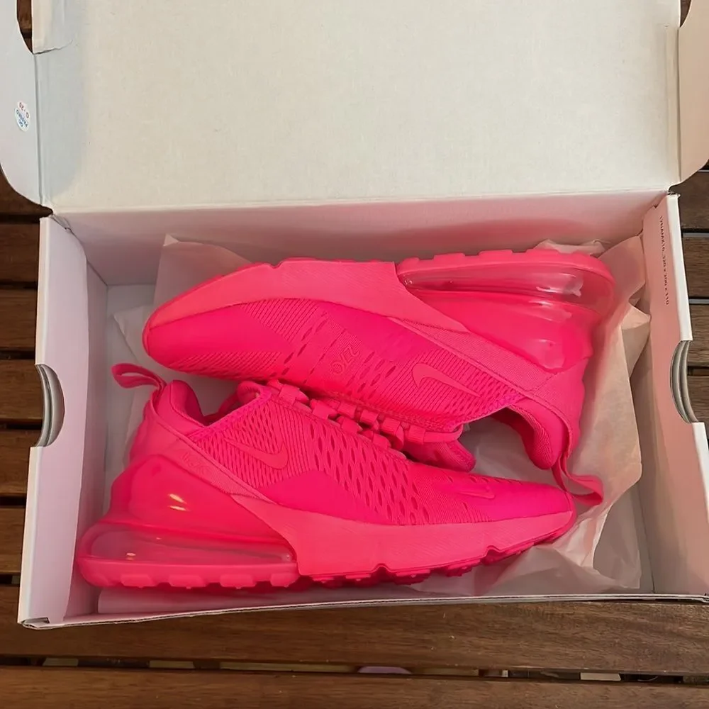 Nike Air Max 270 Hyper Pink US Women Size 6.5/UK 4/EU 37.5 (FD0293-600)